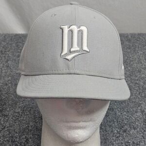 Minnesota Twins Hat New Era 59Fifty Mens 7 1/4 Gray Fitted MLB Baseball Cap